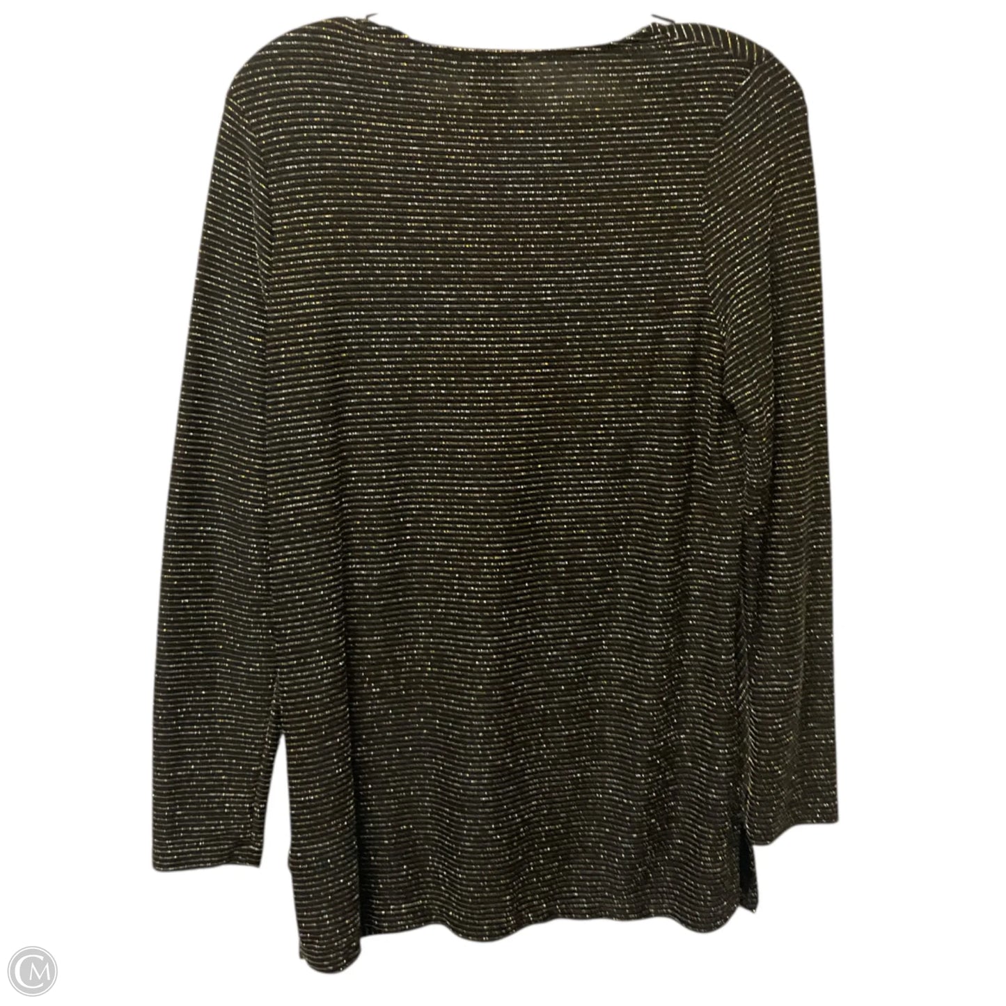 Top Long Sleeve By Chicos In Black, Size: Xs
