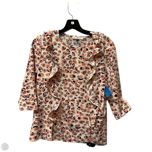 Top Long Sleeve By Michelle Mcdowell In Animal Print, Size: S