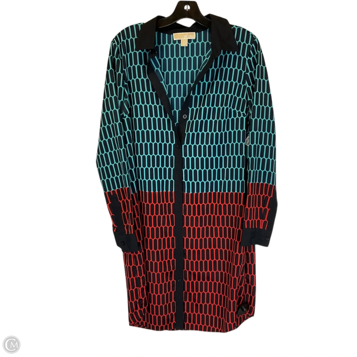 Dress Casual Short By Michael By Michael Kors In Blue, Size: L