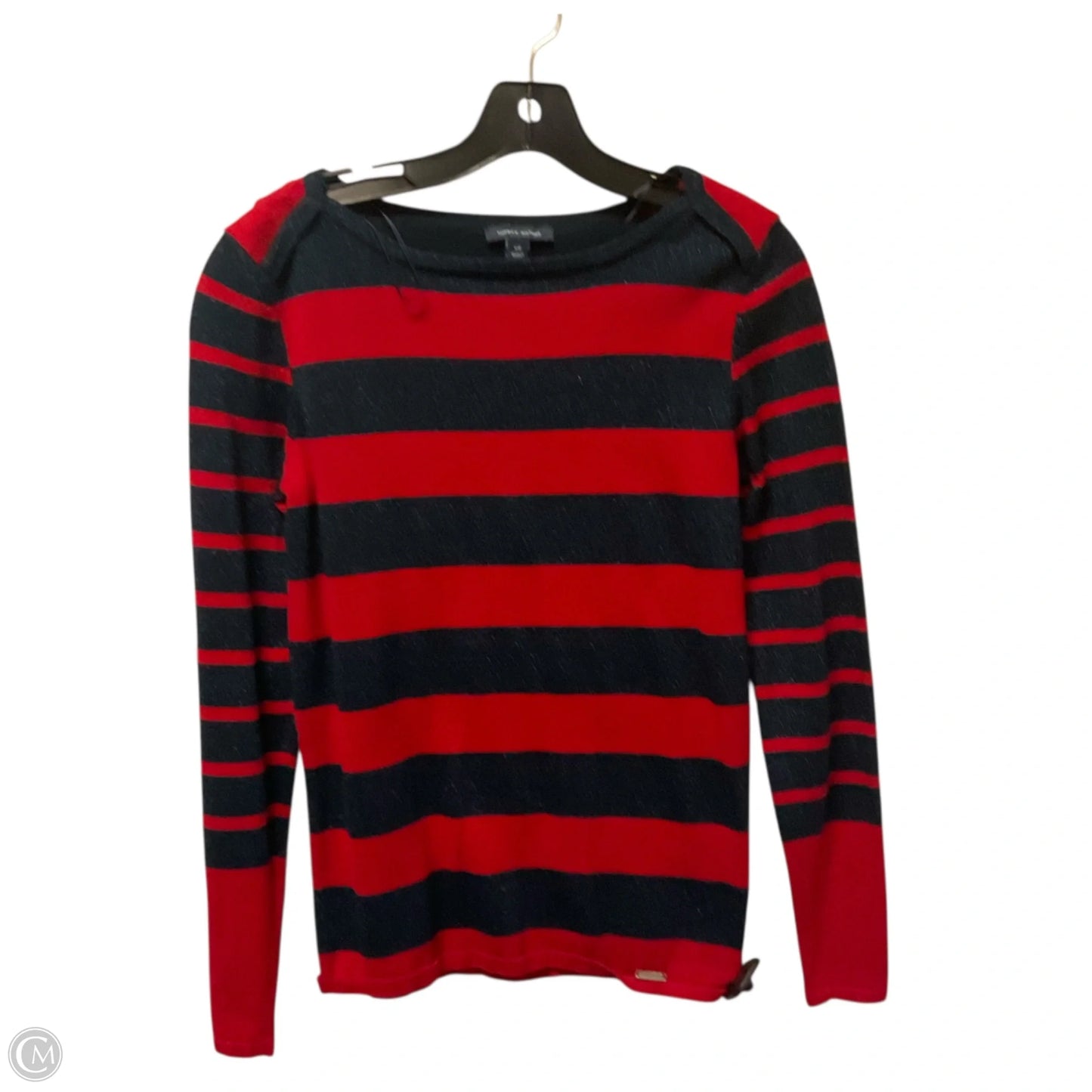 Top Long Sleeve Basic By Tommy Hilfiger In Striped Pattern, Size: S