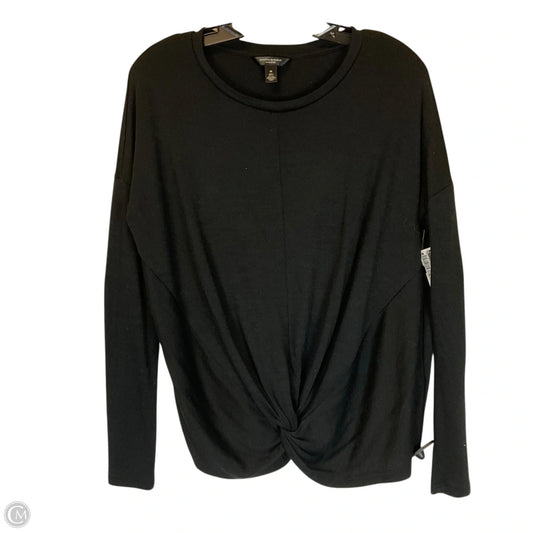 Top Long Sleeve By Banana Republic In Black, Size: M