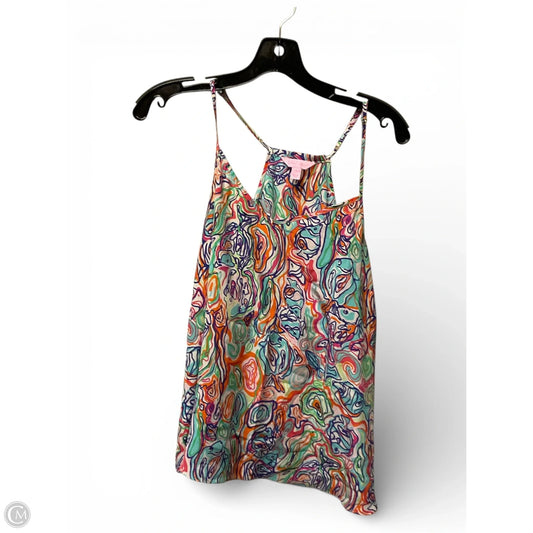 Top Sleeveless Designer By Lilly Pulitzer In Multi-colored, Size: L