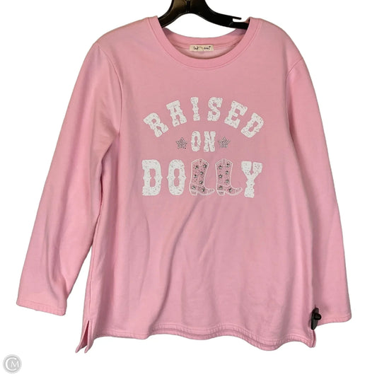 Sweatshirt Crewneck By Indigo Soul In Pink, Size: 2x