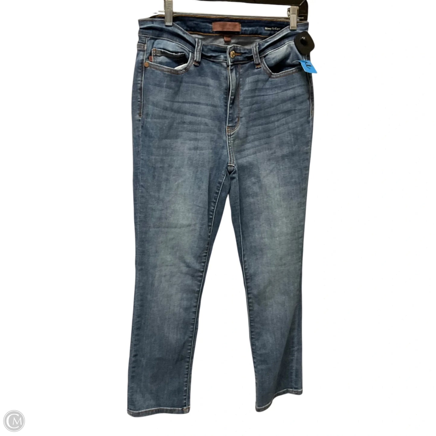 Jeans Skinny By Judy Blue In Blue Denim, Size: 12