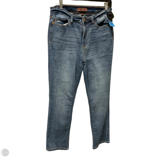Jeans Skinny By Judy Blue In Blue Denim, Size: 12