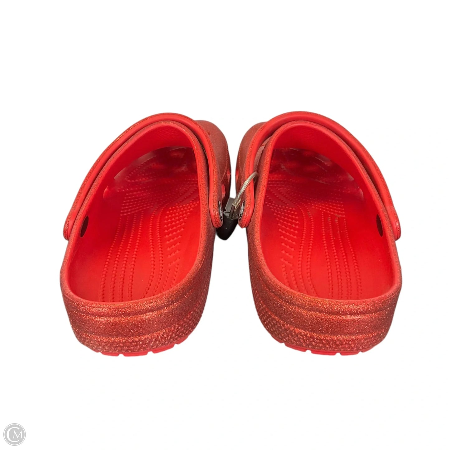 Sandals Flats By Crocs In Red, Size: 11