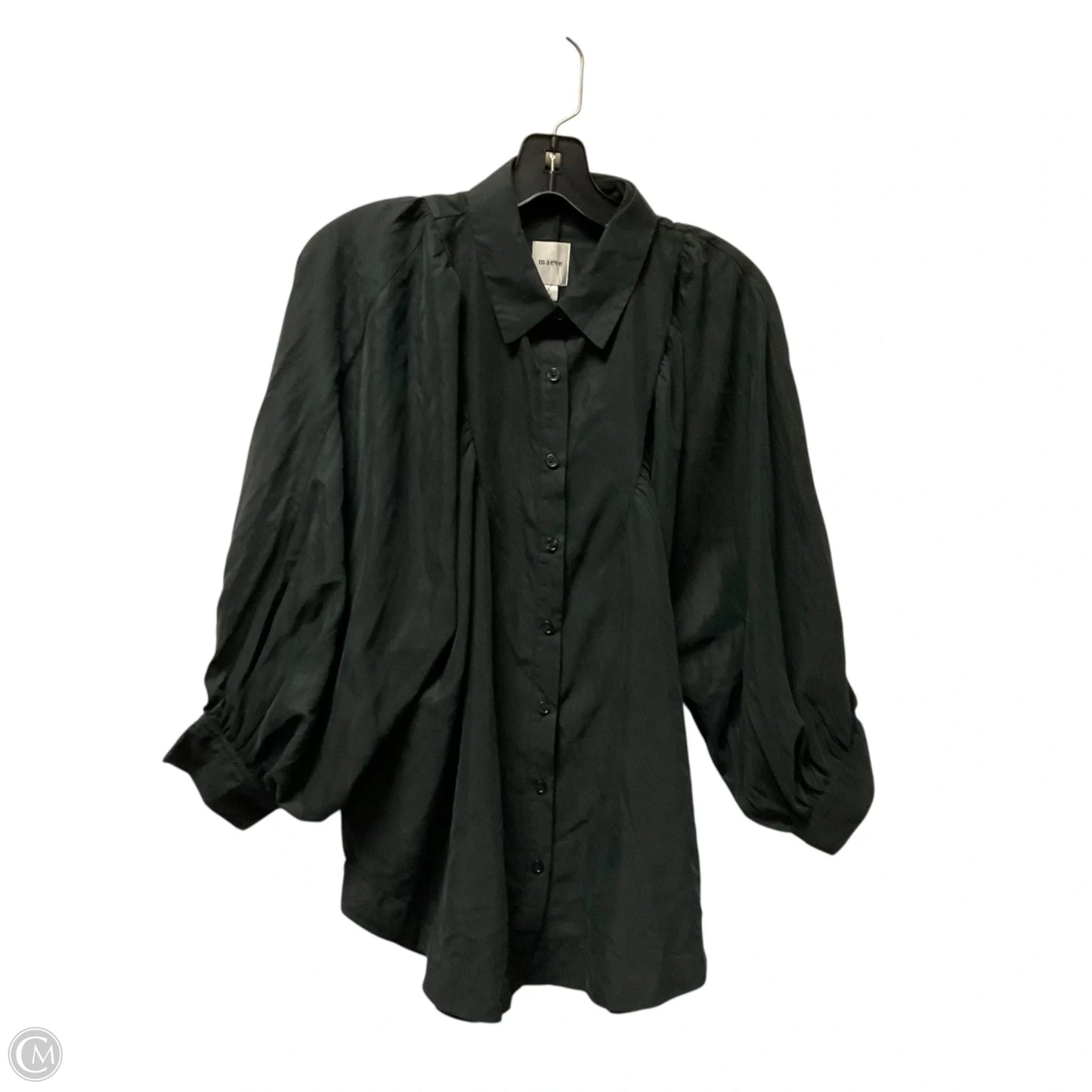 Top Long Sleeve By Maeve In Black, Size: S