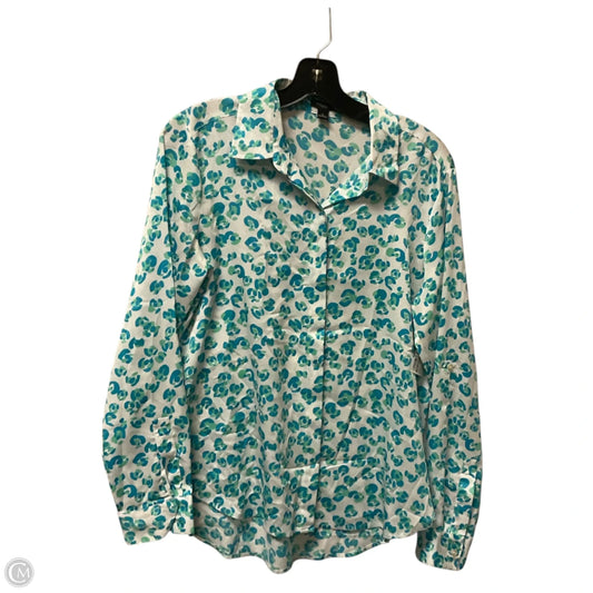 Top Long Sleeve Basic By Ann Taylor In Animal Print, Size: S