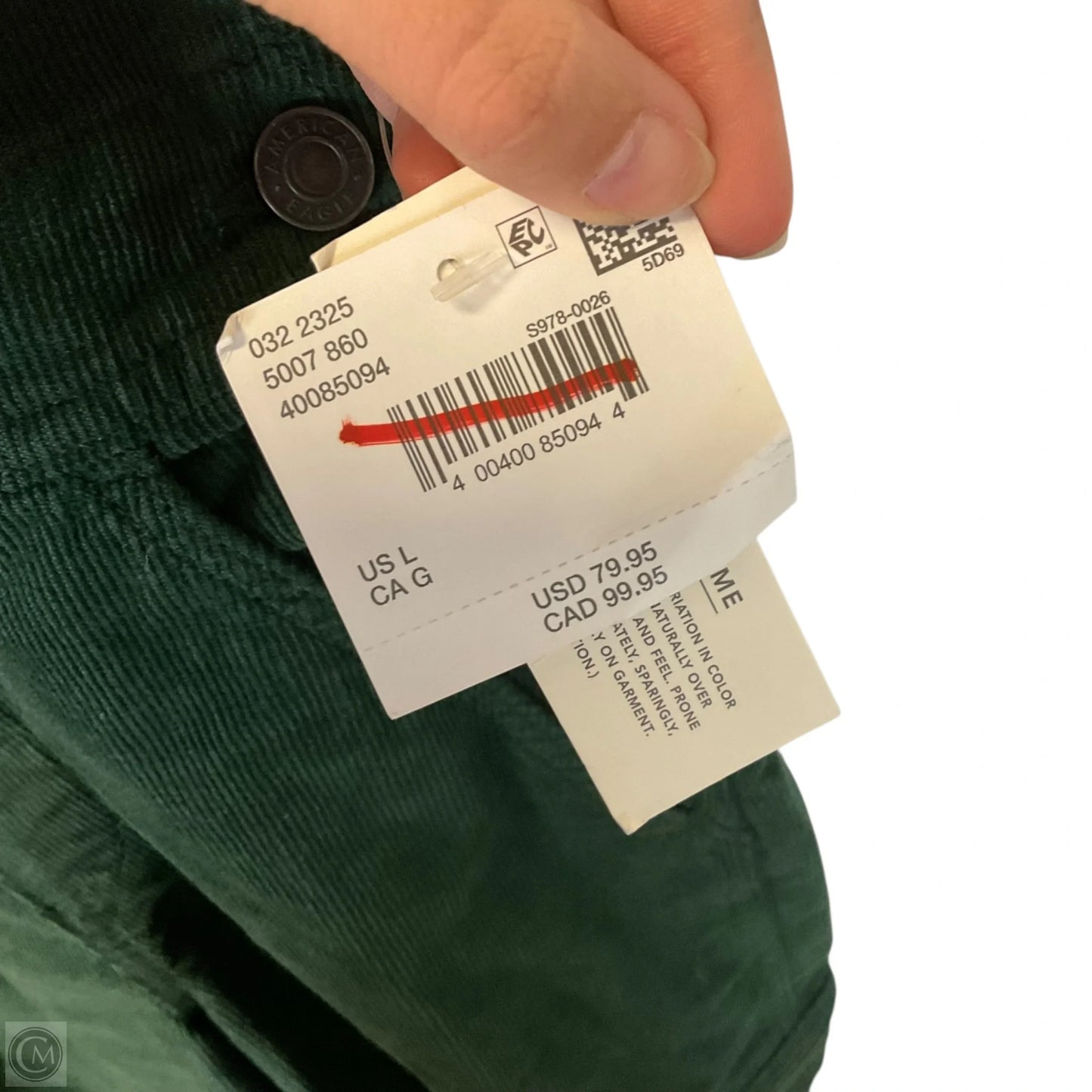 Overalls By American Eagle In Green, Size: L