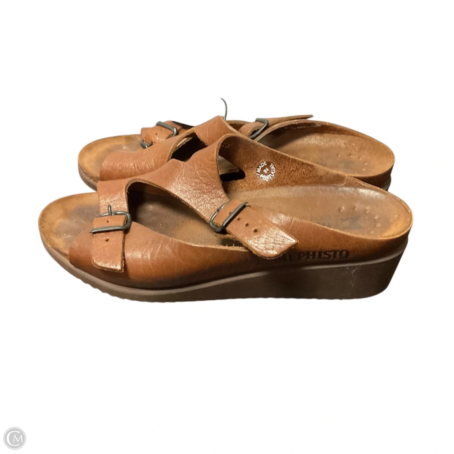 Sandals Flats By Mephisto In Brown, Size: 9