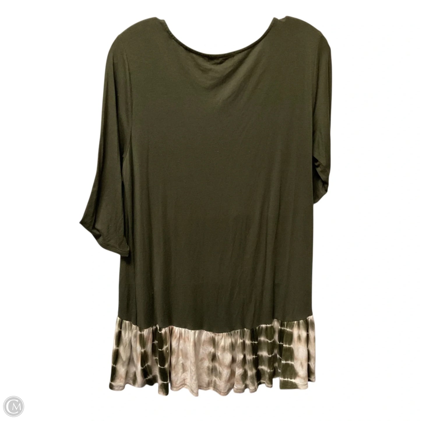 Top 3/4 Sleeve By Umgee In Green, Size: M