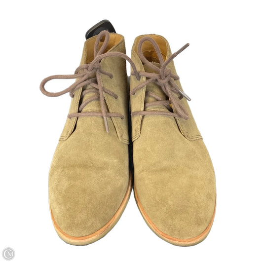 Boots Ankle Flats By Clarks In Tan, Size: 7.5