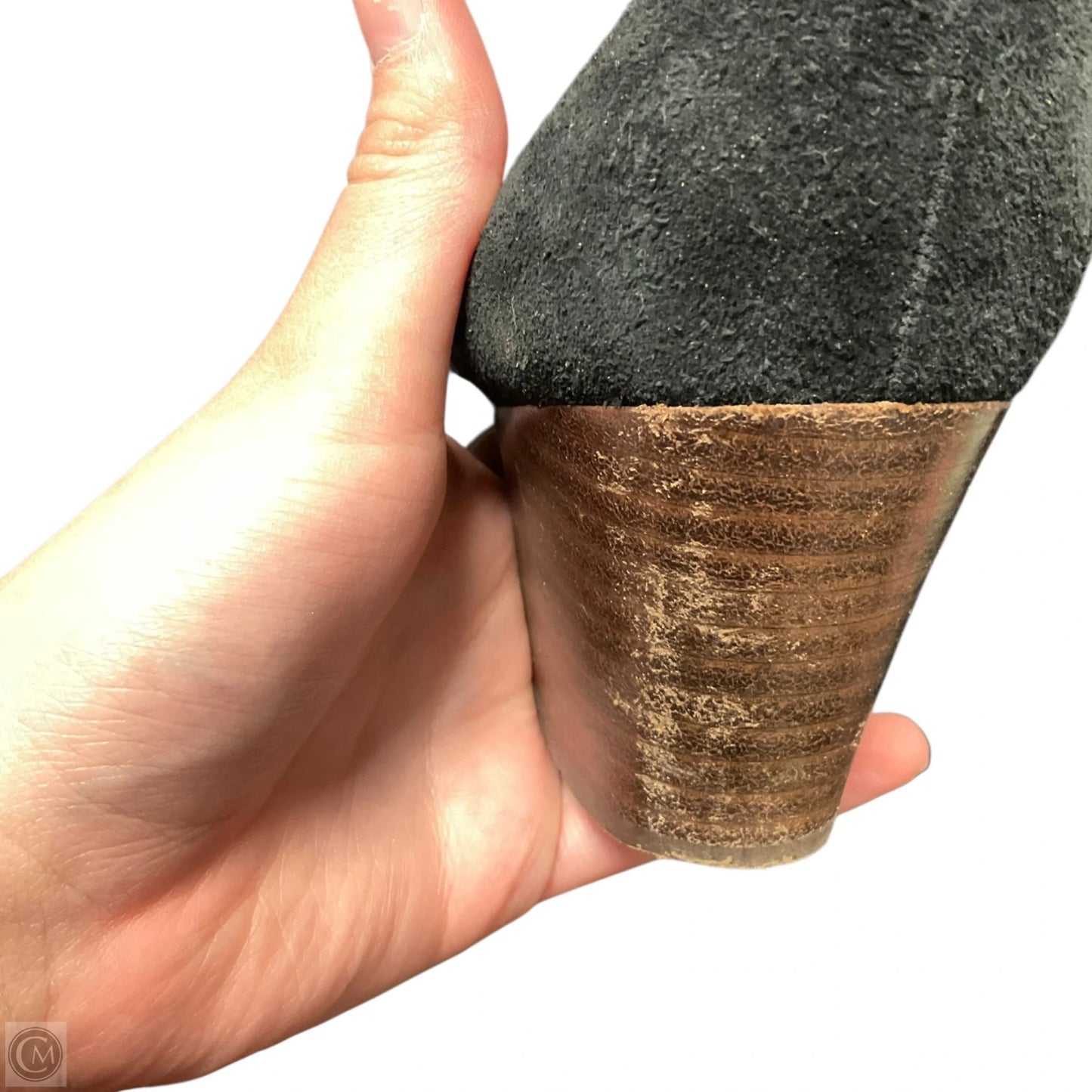 Boots Ankle Heels By Zodiac In Black, Size: 8.5