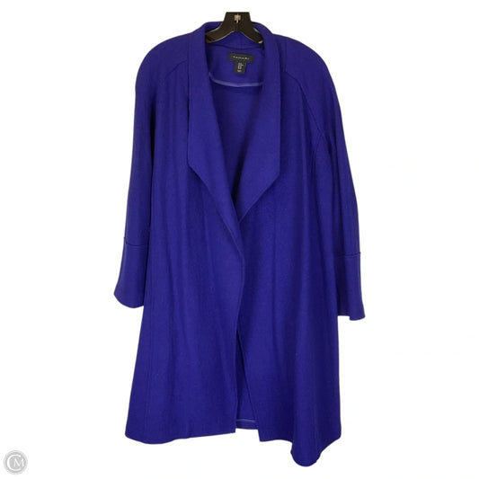 Coat Trench Coat By Tahari In Purple, Size: M