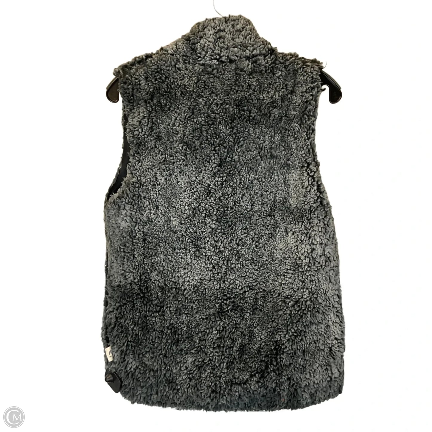 Vest Faux Fur & Sherpa By Simply Southern In Grey, Size: S