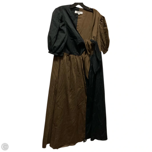 Dress Casual Maxi By Crosby In Black & Brown, Size: M