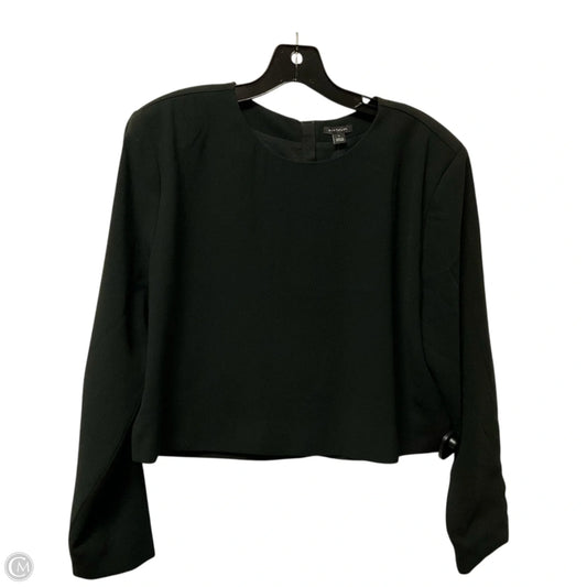 Top Long Sleeve By Ann Taylor In Black, Size: L