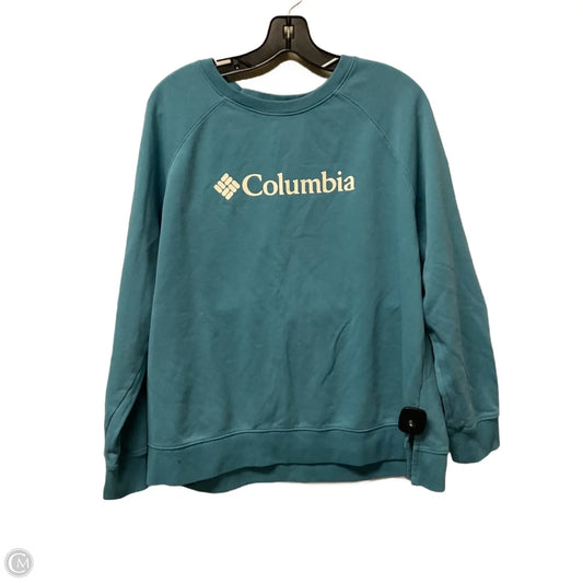 Sweatshirt Crewneck By Columbia In Blue, Size: 1x