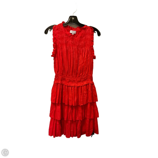 Dress Casual Short By Lucy Paris In Red, Size: S