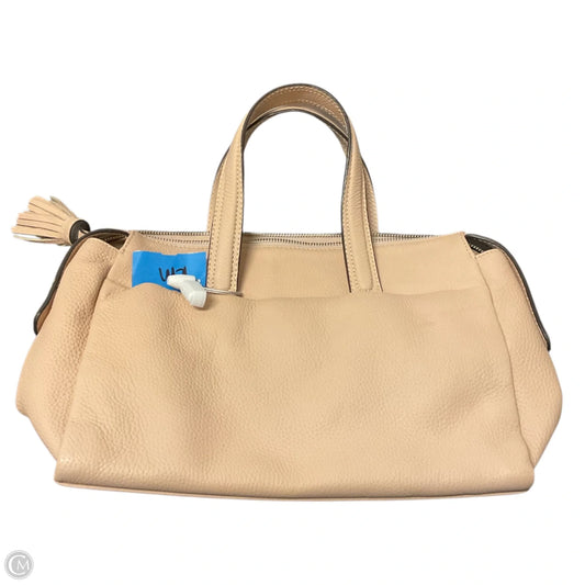 Handbag Leather By Boden, Size: Medium