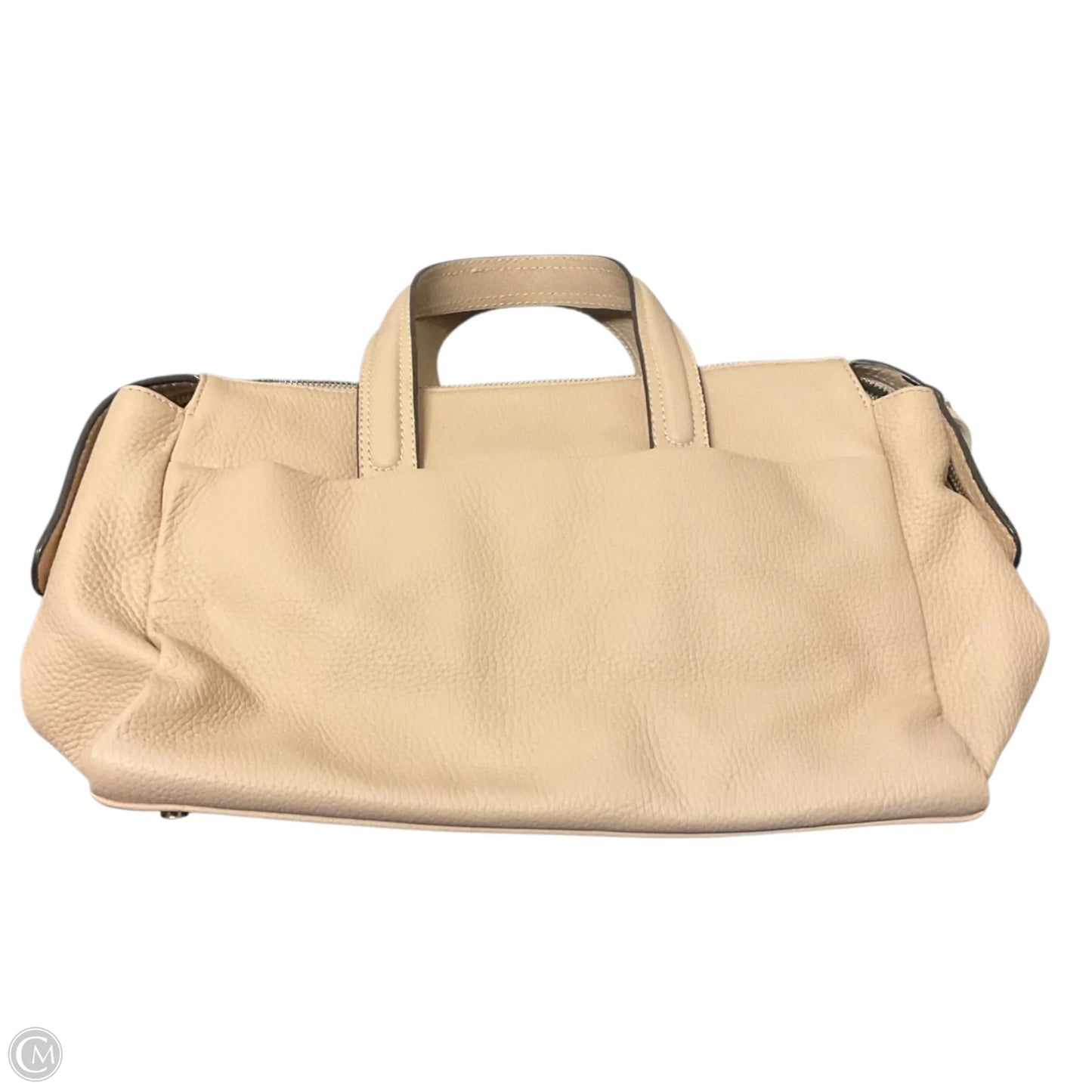 Handbag Leather By Boden, Size: Medium