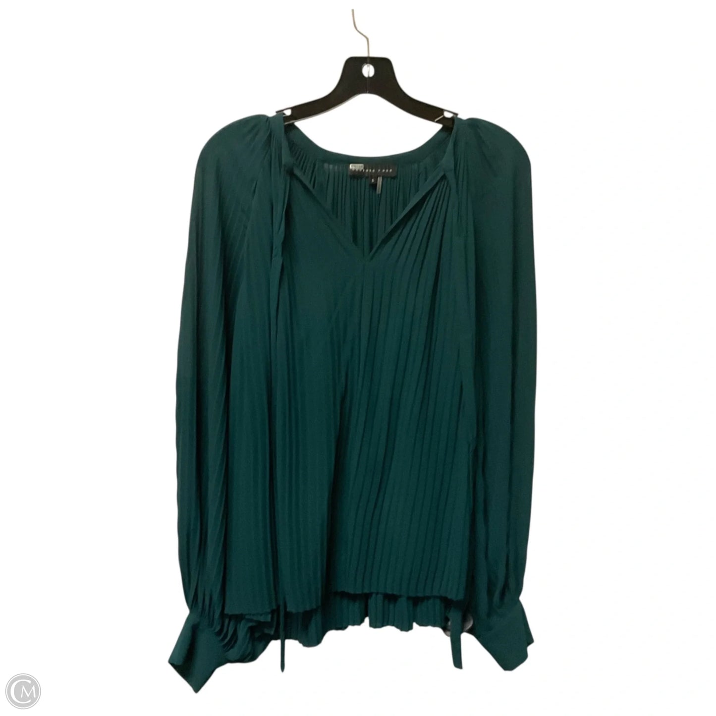 Top Long Sleeve By Endless Rose In Green, Size: S