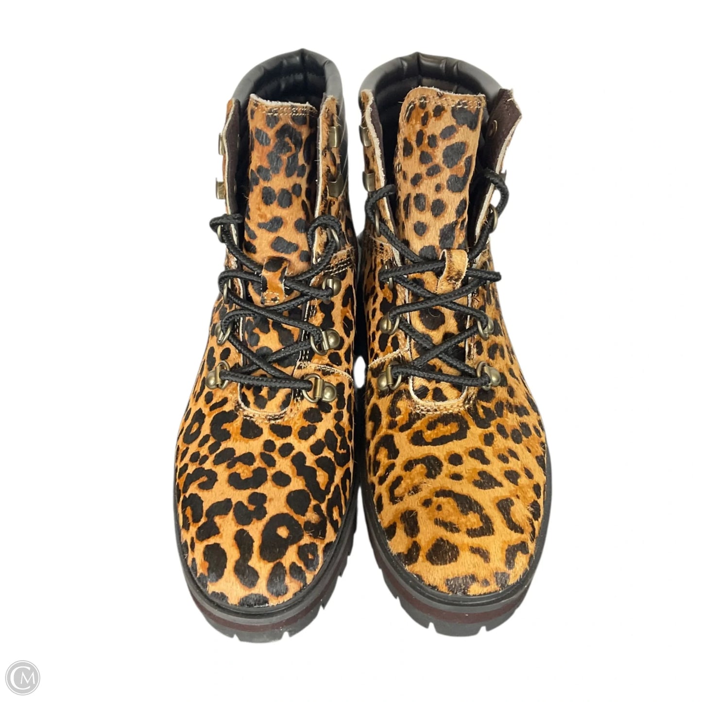 Boots Ankle Flats By Timberland In Animal Print, Size: 7