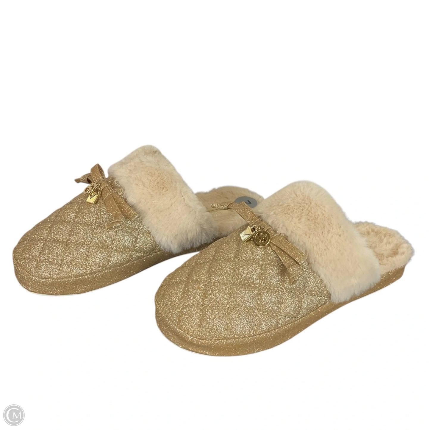 Shoes Designer By Michael Kors In Gold, Size: 7