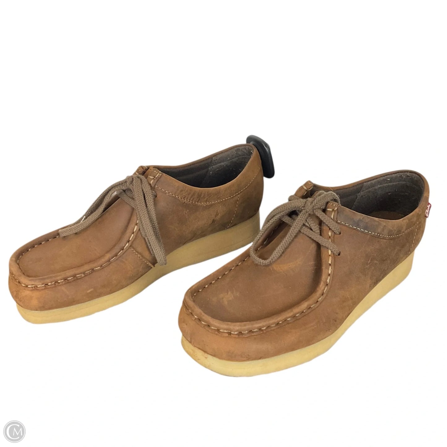 Shoes Flats By Clarks In Brown, Size: 7.5