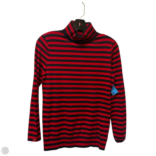 Top Long Sleeve Basic By Tommy Hilfiger In Striped Pattern, Size: S