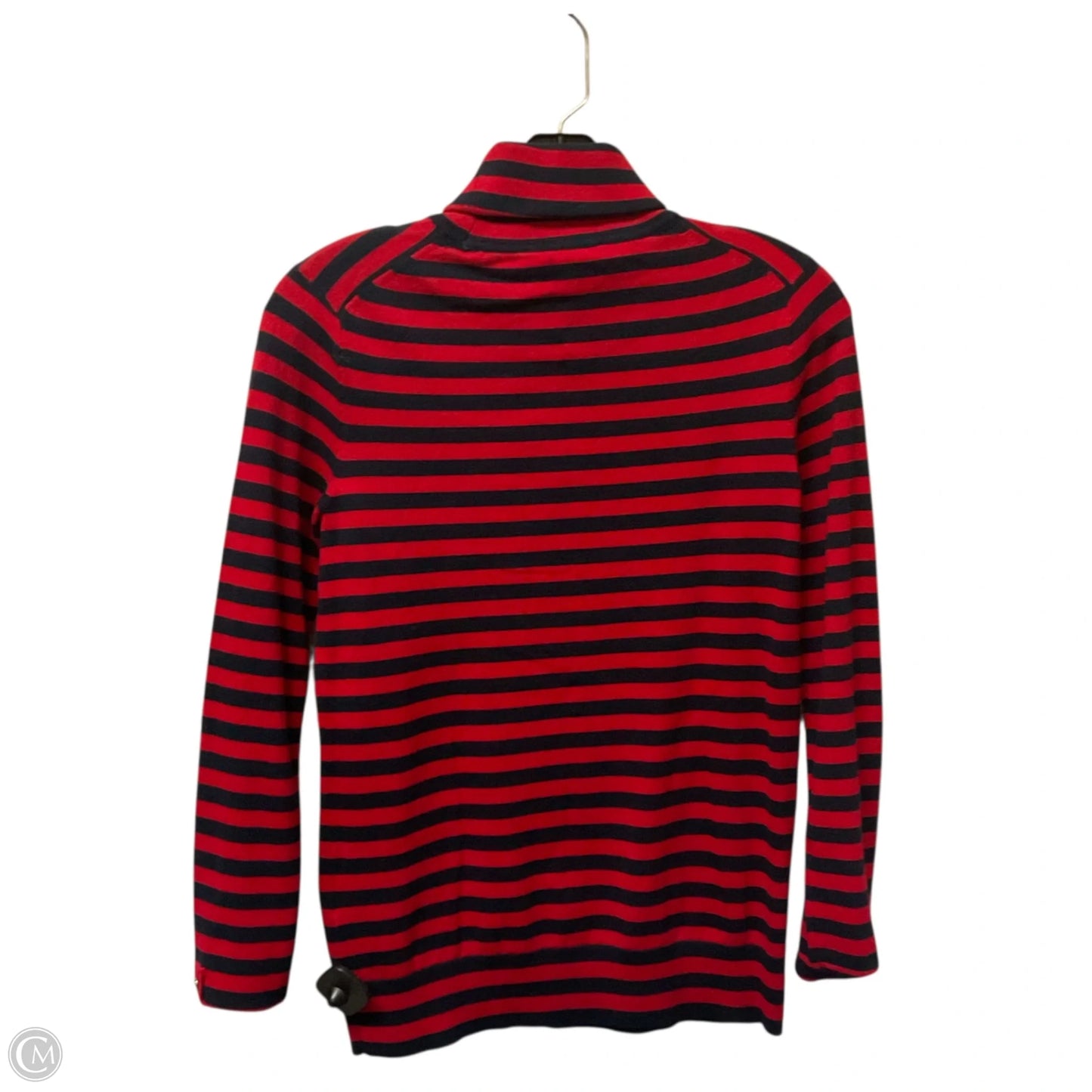 Top Long Sleeve Basic By Tommy Hilfiger In Striped Pattern, Size: S