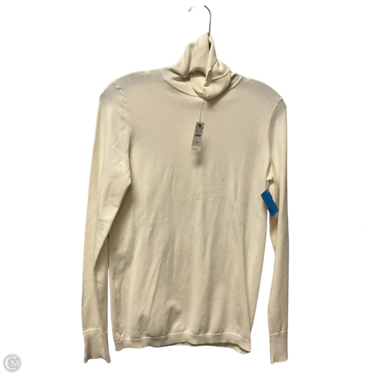 Top Long Sleeve Basic By Talbots In Cream, Size: Xs