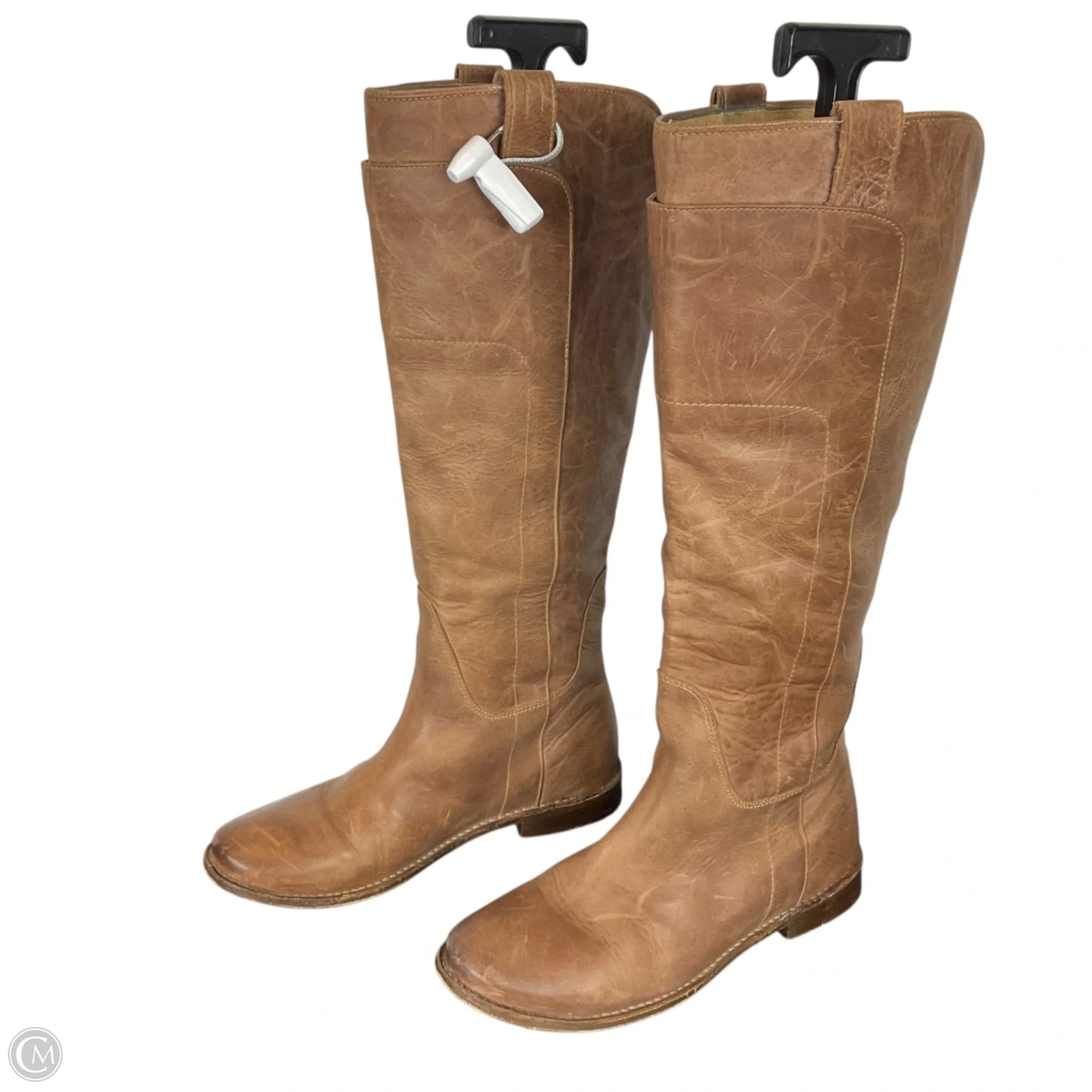 Boots Designer By Frye In Tan, Size: 6.5