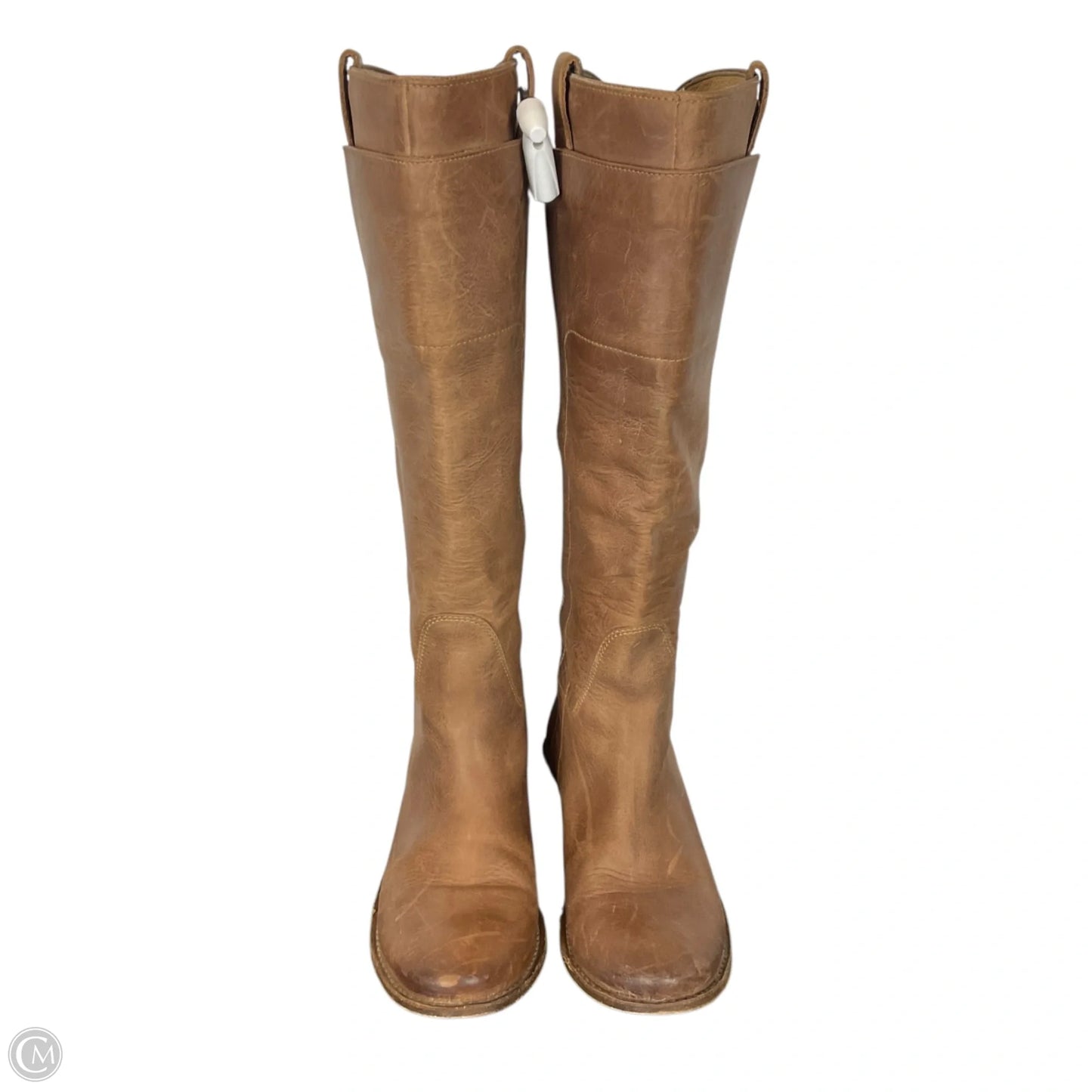 Boots Designer By Frye In Tan, Size: 6.5