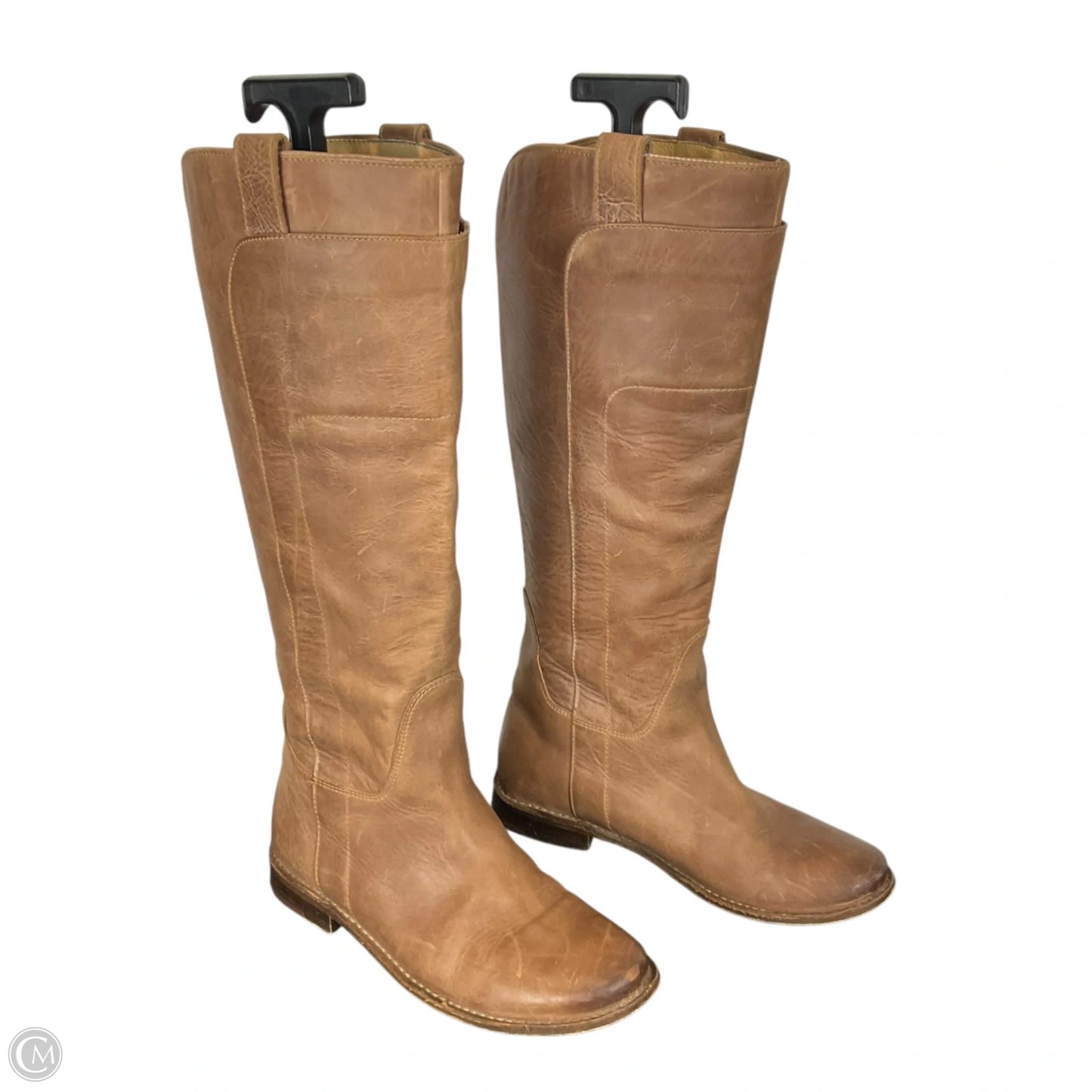 Boots Designer By Frye In Tan, Size: 6.5