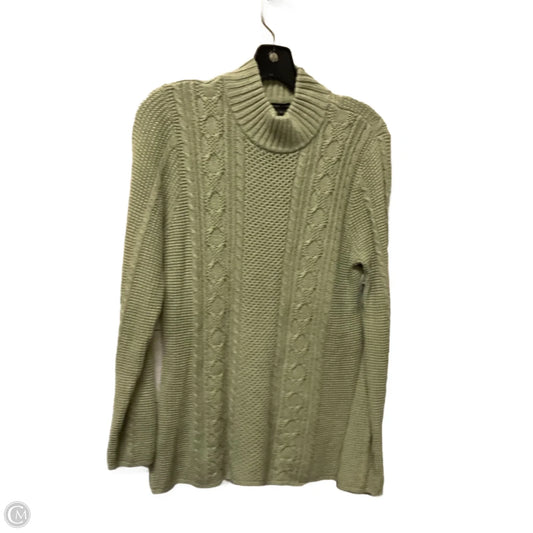 Sweater By Jeanne Pierre In Green, Size: M