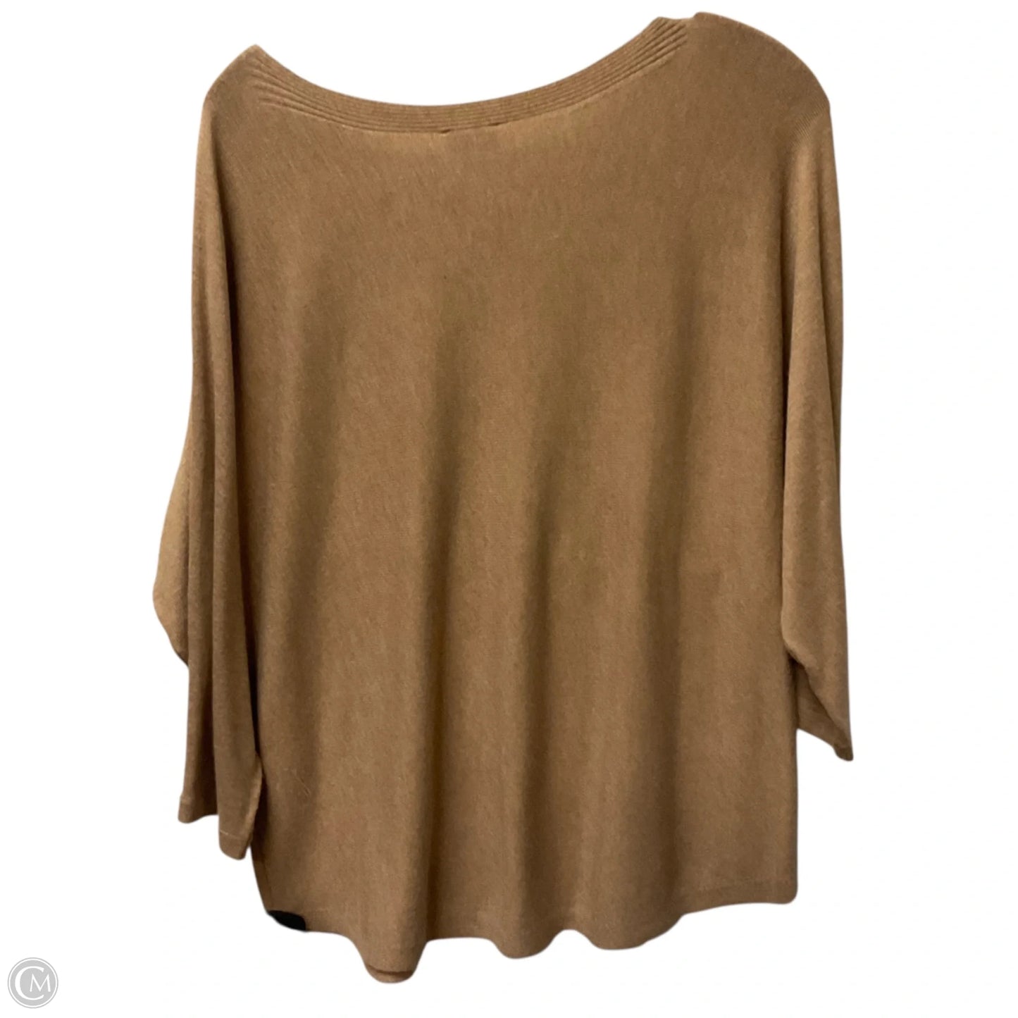 Top Long Sleeve Basic By Chicos In Tan, Size: S