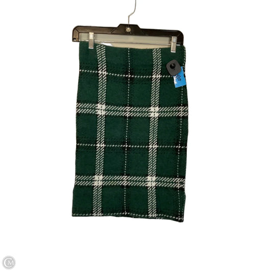 Skirt Midi By Ann Taylor In Green, Size: Xs