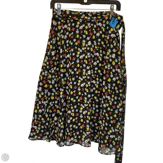 Skirt Midi By Ann Taylor In Floral Print, Size: S