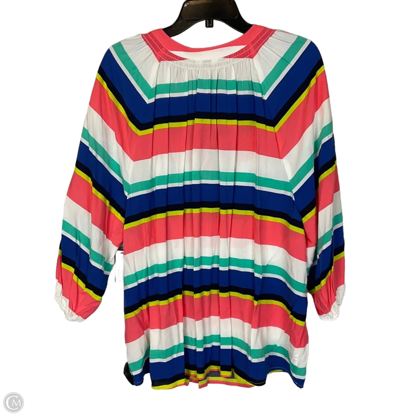 Top Long Sleeve By Crown And Ivy In Striped Pattern, Size: 3x