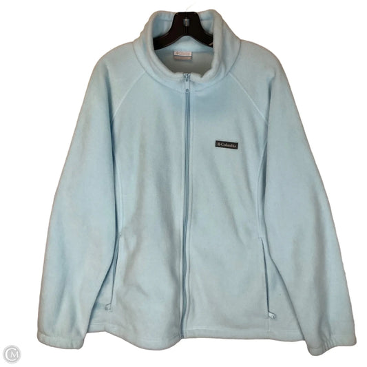 Jacket Fleece By Columbia In Blue, Size: 3x