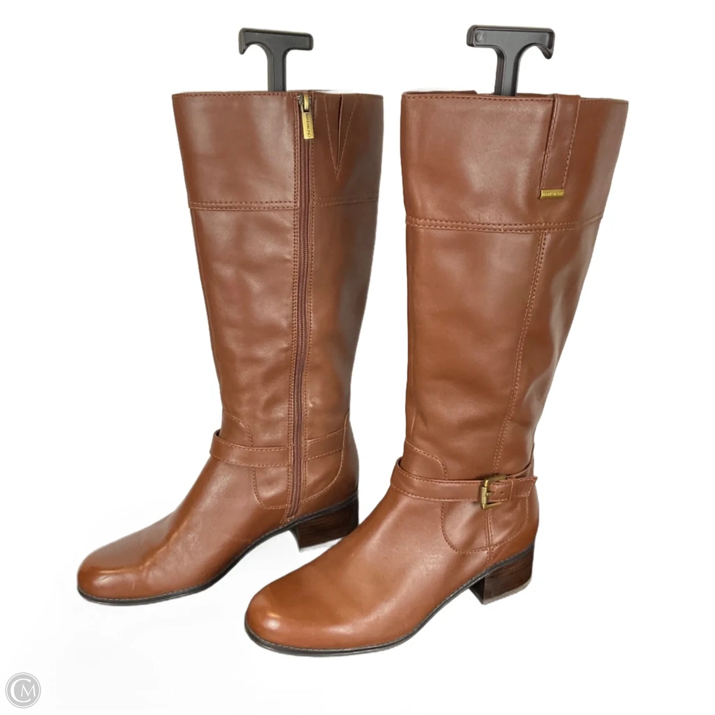 Boots Knee Flats By Bandolino In Brown, Size: 10