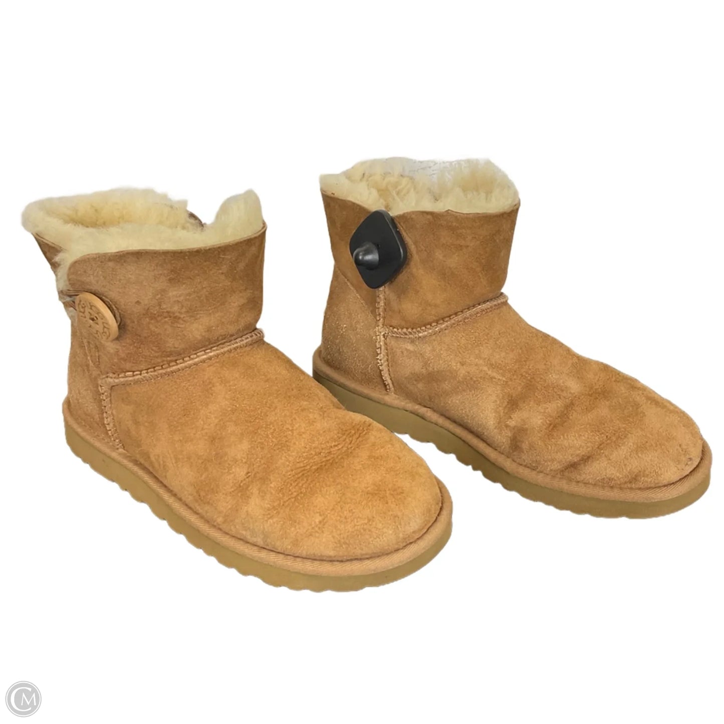 Boots Designer By Ugg In Brown, Size: 8