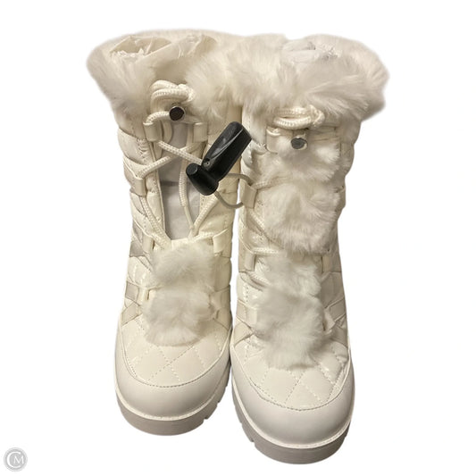 Boots Ankle Heels By Jessica Simpson In White, Size: 7.5