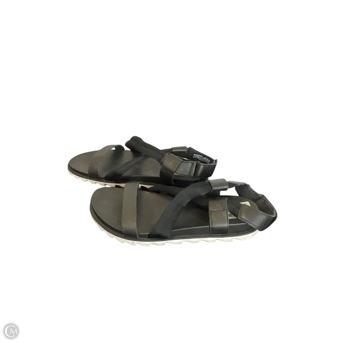Sandals Flats By Sorel In Black, Size: 8