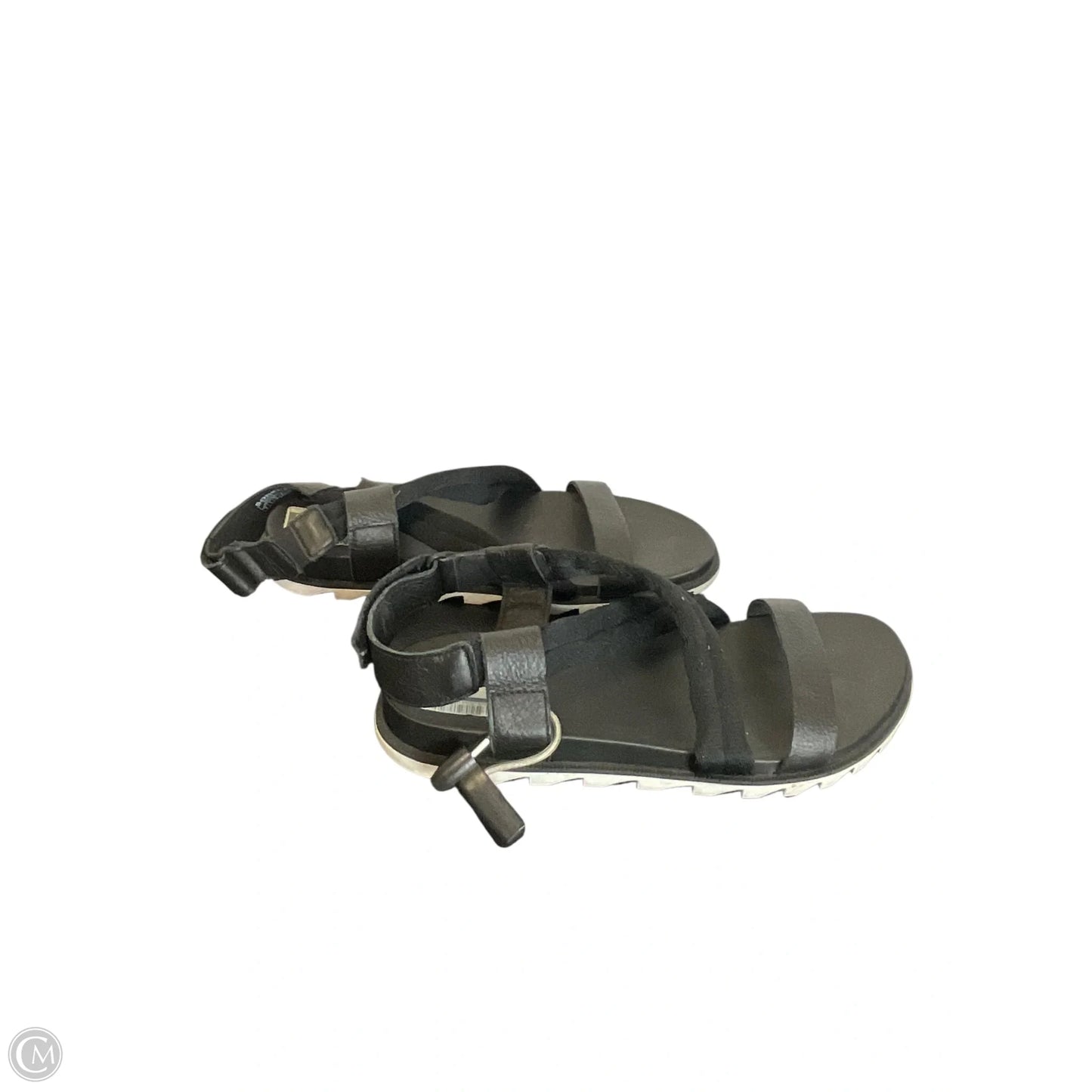 Sandals Flats By Sorel In Black, Size: 8