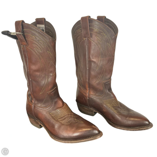 Boots Designer By Frye In Brown, Size: 9