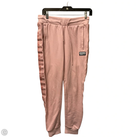 Athletic Pants By Adidas In Pink, Size: S