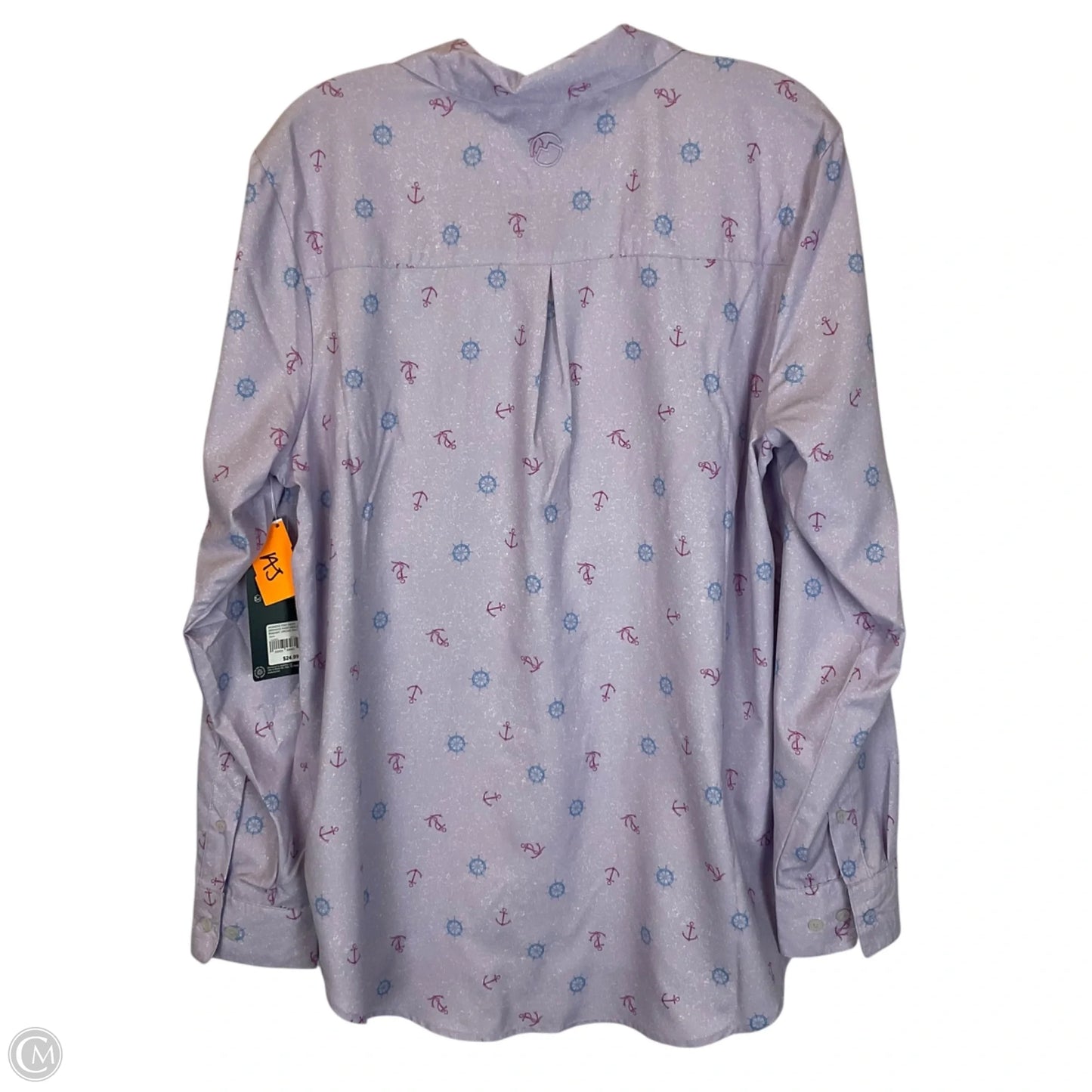 Top Long Sleeve By Magellan In Purple, Size: Xl