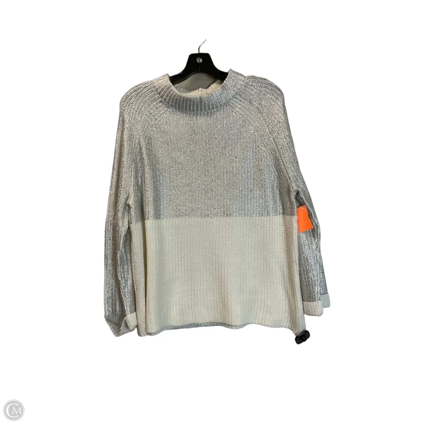 Sweater By Chicos In Cream, Size: M